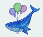 Whale 1228 Counted Cross Stitch Kit - Wizardi