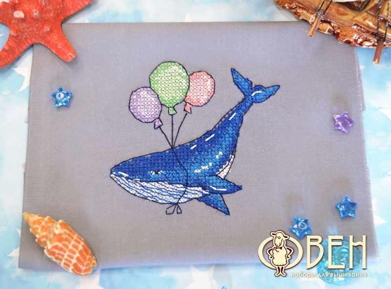 Whale 1228 Counted Cross Stitch Kit - Wizardi