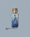 Whale Bottle on Plastic Canvas - Kitten PDF Counted Cross Stitch Pattern - Wizardi