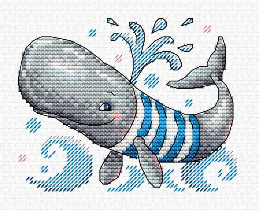 Whale M-352 / SM-352 Counted Cross Stitch Kit - Wizardi