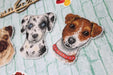 Who Said Woof? Magnets SR-409 Plastic Canvas Counted Cross Stitch Kit - Wizardi