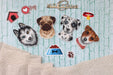 Who Said Woof? Magnets SR-409 Plastic Canvas Counted Cross Stitch Kit - Wizardi