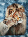 Wild cat Leos - PDF Counted Cross Stitch Pattern - Wizardi