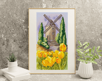 Wind Mill - PDF Cross Stitch Pattern - Wizardi