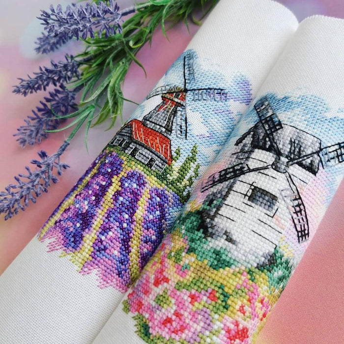 Windmill. Spring - PDF Cross Stitch Pattern - Wizardi