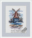 Windmill Winter - PDF Cross Stitch Pattern - Wizardi