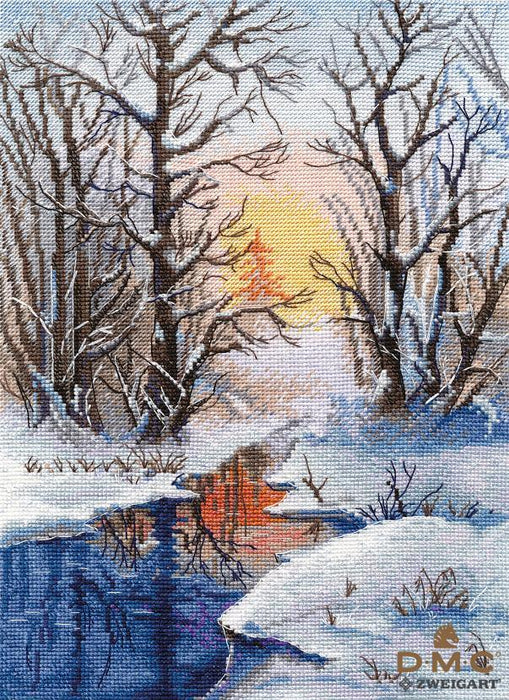 Winter Creek 1334 Counted Cross Stitch Kit - Wizardi