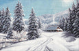 Winter day 1205 Counted Cross Stitch Kit - Wizardi