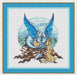 Winter Dragon - PDF Cross Stitch Pattern - Wizardi