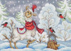 Winter Evening SM-590 Counted Cross Stitch Kit - Wizardi