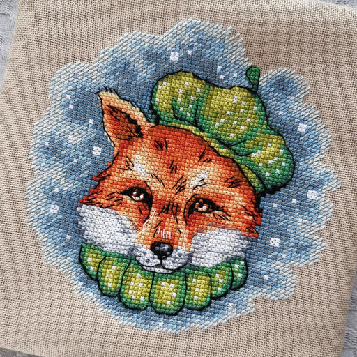 Winter Fox - PDF Cross Stitch Pattern - Wizardi