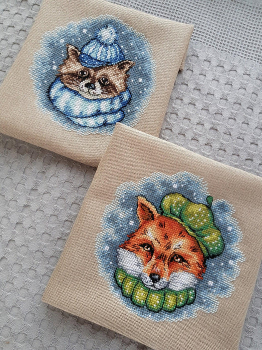 Winter Fox - PDF Cross Stitch Pattern - Wizardi