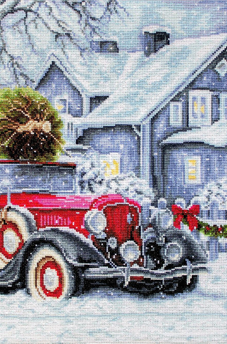 Winter Holidays BU4010L Counted Cross-Stitch Kit - Wizardi