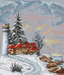 Winter Lighthouse. Christmas - PDF Cross Stitch Pattern - Wizardi