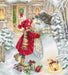 Winter playtime L8057 Counted Cross Stitch Kit - Wizardi