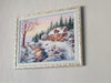 Winter. Towards evening 3-15 Counted Cross-Stitch Kit - Wizardi