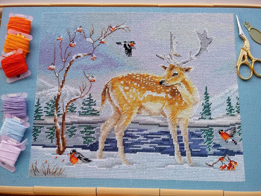 Winter Walk - PDF Cross Stitch Pattern - Wizardi