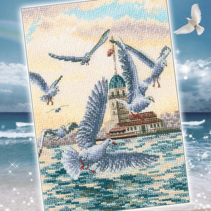 With the flavour of salt, wind and sun M851 Counted Cross Stitch Kit - Wizardi