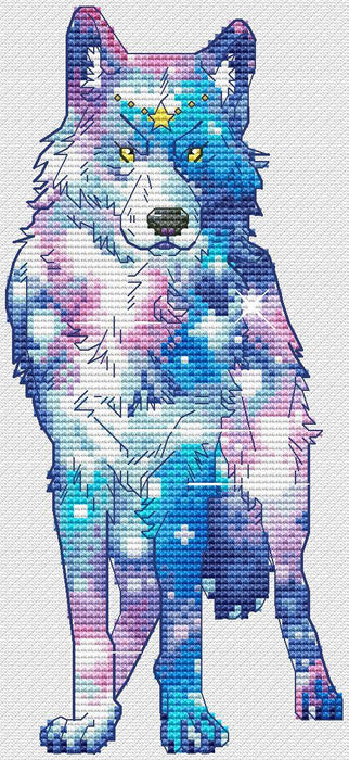 Wolf 3 - PDF Cross Stitch Pattern - Wizardi