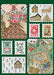 Xmas Sampler with Stamps - PDF Cross Stitch Pattern - Wizardi